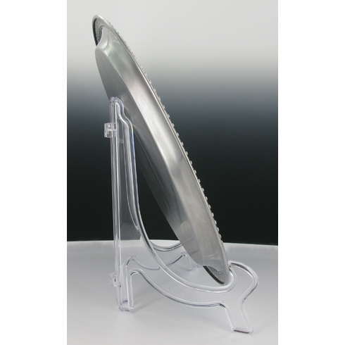 9 INCH CLEAR ACRYLIC STAND FOR A TRAY
