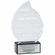 9 INCH HEIGHT OPTICAL CRYSTAL FLAME AWARD