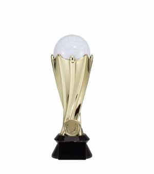 9 INCH PLASTIC SCULPTURED VOLLEYBALL TROPHY