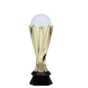 9 INCH PLASTIC SCULPTURED VOLLEYBALL TROPHY