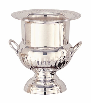 9 INCH WINE COOLER, SILVER