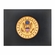 9 x 11-3/4 INCH BLACK CERTIFICATE HOLDER WITH 4 INCH GOLD UNITED STATES ARMY INSIGNIA MEDALLION