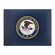 9 x 11-3/4 INCH BLUE CERTIFICATE HOLDER WITH 4 INCH DEPARTMENT OF JUSTICE EMBOSSED PRINTED ALUMINUM MEDALLION 