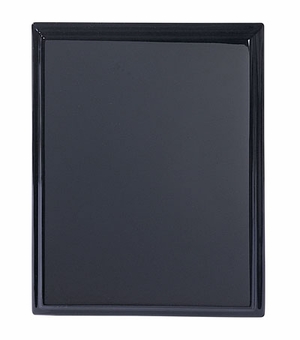 9 X 12 BLACK PIANO FINISH PLAQUE