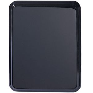 9 X 12 BLACK PIANO FINISH PLAQUE, ROUNDED CORNERS