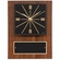 9 x 12 CLOCK PLAQUE IN GENUINE WALNUT