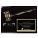 9 X 12 INCH EBONY PIANO FINISH GAVEL AND BLOCK PLAQUE