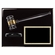 9 x 12 INCH EBONY PIANO FINISH GAVEL PLAQUE WITH GAVEL BLOCK AND BLACK ENGRAVING PLATE