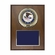 9 x 12 Inch Genuine Walnut Plaque with 4 Inch Department Of Justice Medallion Insert 