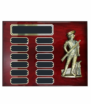 9 X 12 INCH MINUTEMAN PERPETUAL PLAQUE