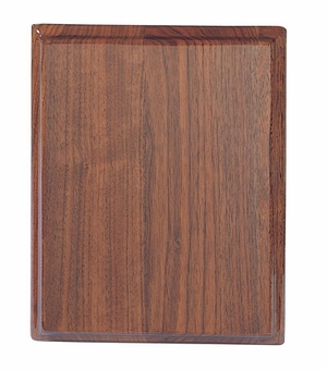 9 X 12 WALNUT PIANO FINISH PLAQUE
