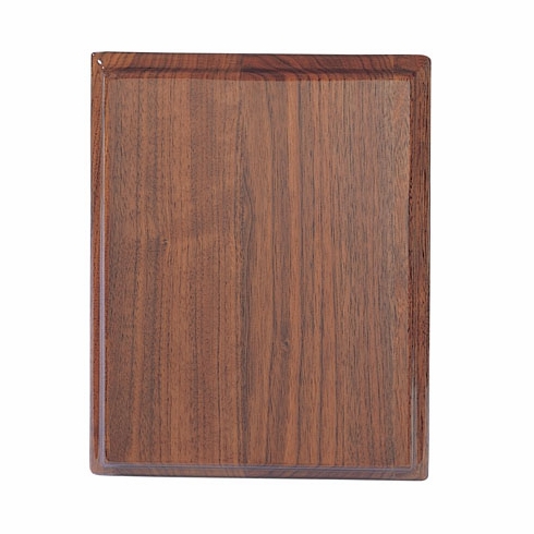 9 X 12 WALNUT PIANO FINISH PLAQUE