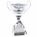 9 x 6-1/4 INCH DIAMOND CUT OPTICAL CRYSTAL ELEGANT TROPHY CUP
