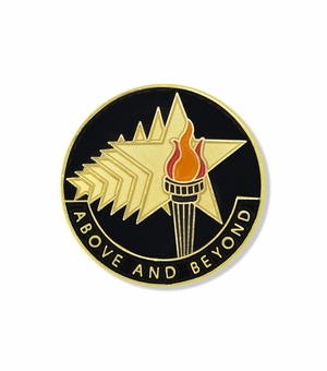 ABOVE AND BEYOND PIN