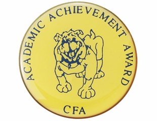 ACADEMIC ACHIEVEMENT AWARD BULLDOG PIN