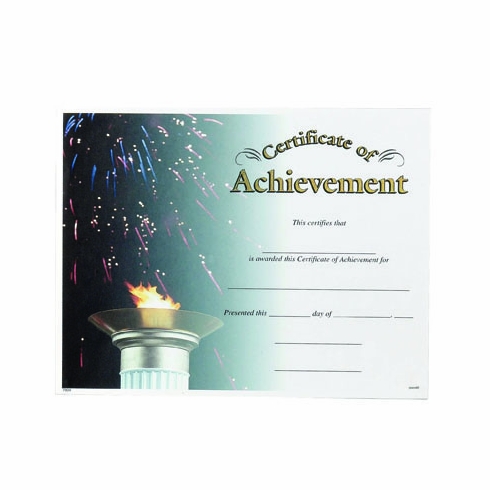 ACHIEVEMENT CERTIFICATE