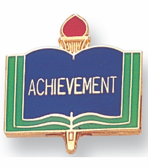 ACHIEVEMENT PIN ACADEMIC GOLD