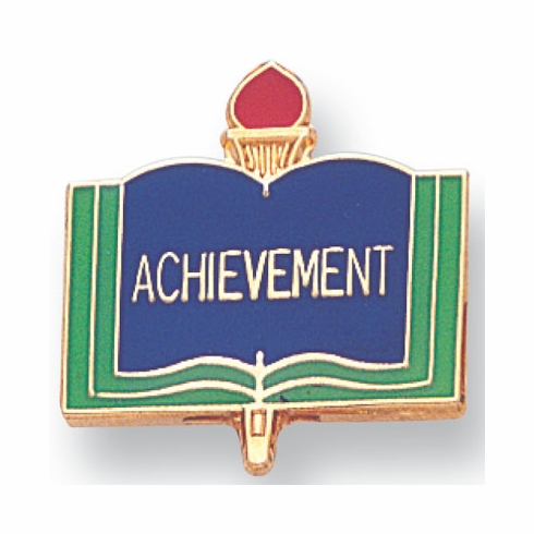 ACHIEVEMENT PIN ACADEMIC GOLD