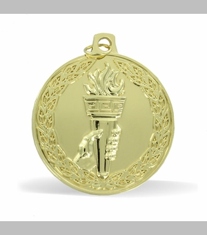 2 Inch Die-Struck Achievement Medal in Gold