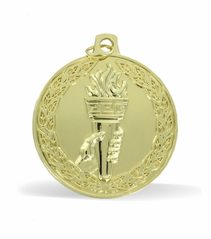 2 Inch Die-Struck Achievement Medal in Gold