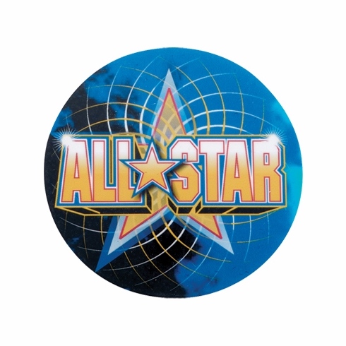 2 Inch in Diameter Round All Star Mylar Insert