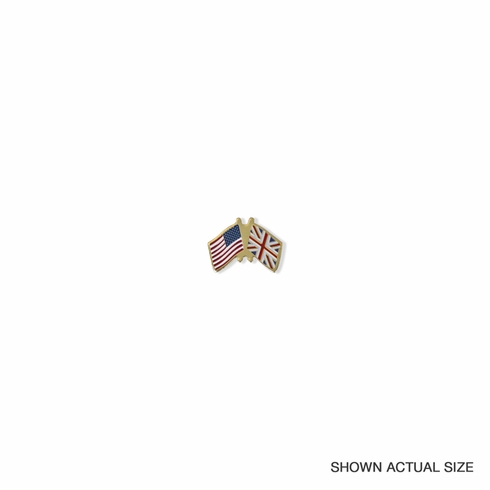AMERICAN BRITISH FLAG PIN