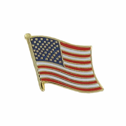 AMERICAN FLAG PIN 1/2 INCH