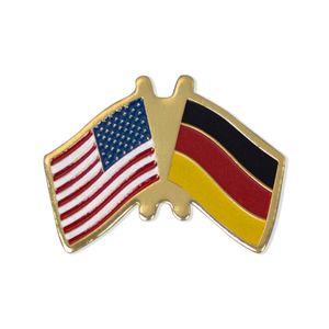 AMERICAN GERMAN FLAG PIN