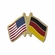 AMERICAN GERMAN FLAG PIN