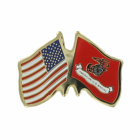 AMERICAN U.S.MARINE FLAG PIN