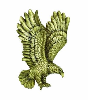 ANTIQUE BRASS EAGLE, 6-1/2X4