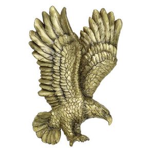 ANTIQUE BRASS EAGLE, 6-1/2X4