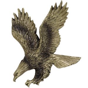 ANTIQUE BRASS RESIN EAGLE, 4-3/4
