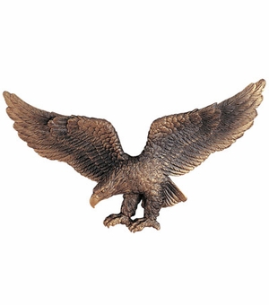 ANTIQUE BRONZE EAGLE, 9-1/2 X 4