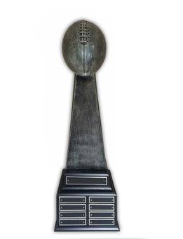 25-1/2 INCH ANTIQUE SILVER LARGE FANTASY FOOTBALL TROPHY