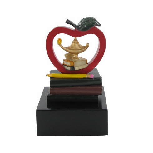 APPLE/ LAMP OF LEARNING/BOOKS WITHOUT PLATE