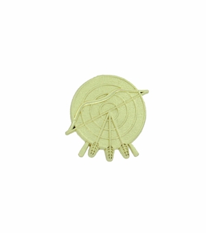  ARCHERY CHENILLE PIN GOLD
