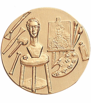 ART PAINTING SCULPTURE, 2 INCH STAMPED INSERT