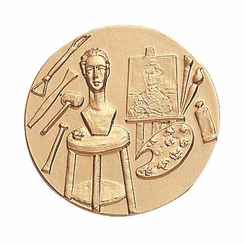 ART PAINTING SCULPTURE, 2 INCH STAMPED INSERT