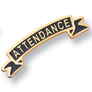 ATTENDANCE PIN ENAMELED