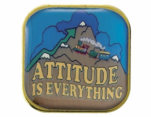 ATTITUDE IS EVERYTHING PIN