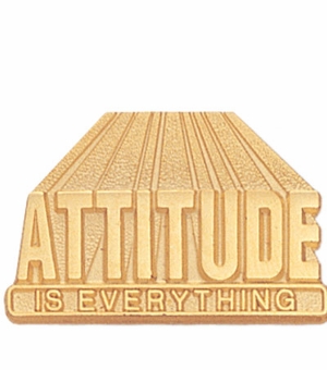 ATTITUDEIS EVERYTHING PIN