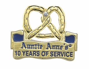 AUNTIE ANNES YEARS OF SERVICE PIN