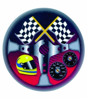 2 Inch in Diameter Round Racing Insert with Mylar Detailing