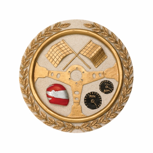AUTO RACING PLAQUE MOUNT