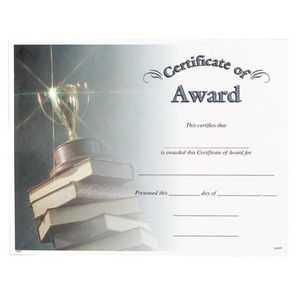 AWARD CERTIFICATE