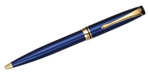 BALL POINT DELUXE TWIST BLUE PEN