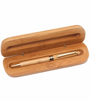 BAMBOO WOOD PEN AND BOX FOR LASER ENGRAVING