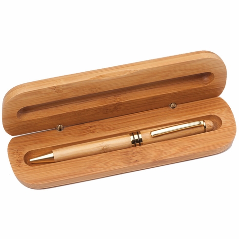 BAMBOO WOOD PEN AND BOX FOR LASER ENGRAVING