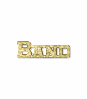 BAND  CHENILLE PIN GOLD